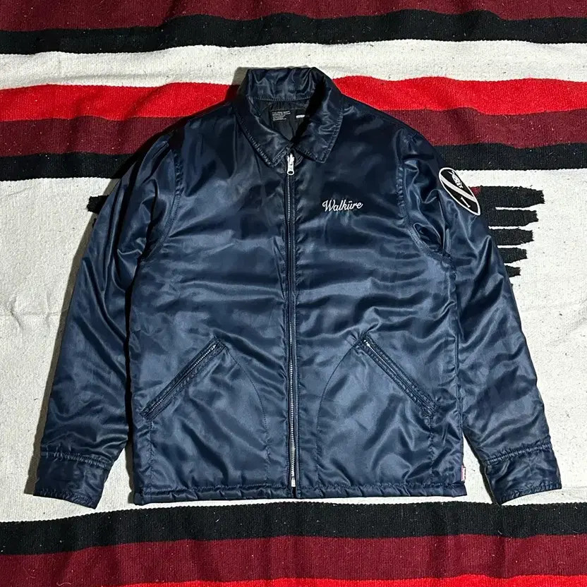 Reversible Quilted Jacket with Bold Graphics - Na… - image 2