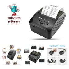 High-Speed Bluetooth Receipt Printer - 58mm Portable Thermal Printer for Retail