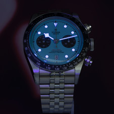 2025 Tudor Black Bay Chrono Turquoise "Flamingo Blue" 41mm Jubilee 79360N 12