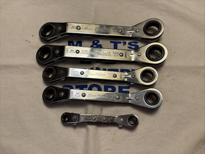 Blue-Point 5pc 12pt Metric 25° Offset Ratcheting Box Wrench Set RBYAM605