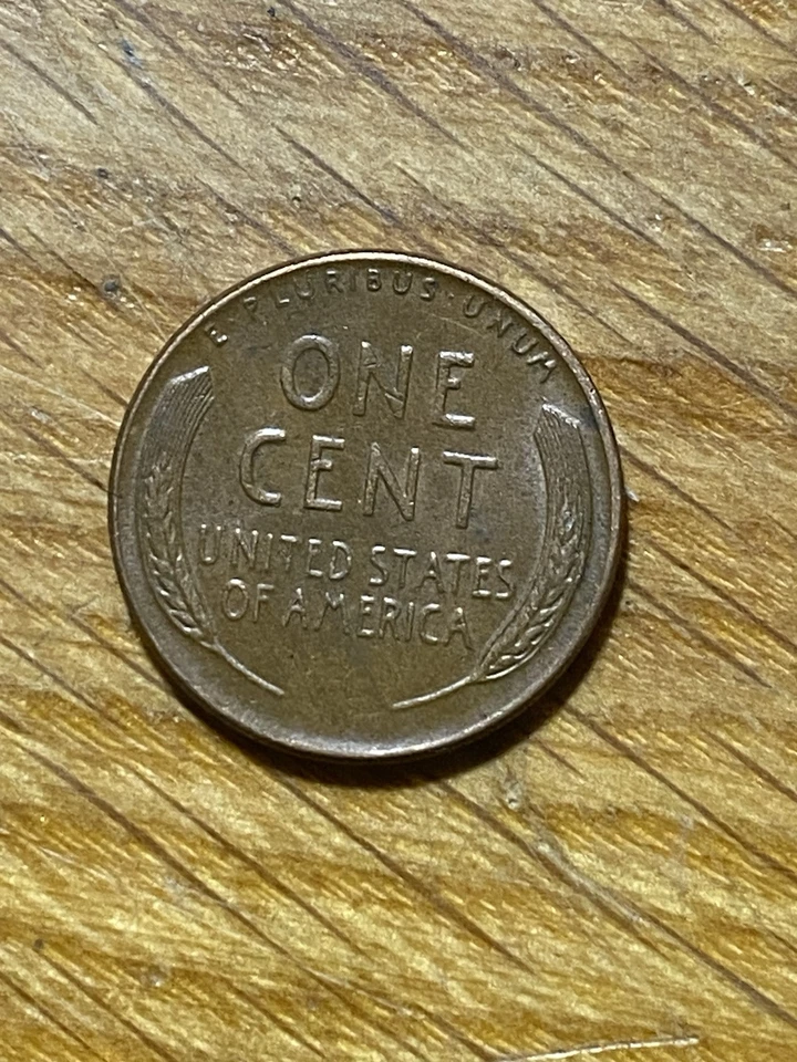 1957 wheat penny no mint mark - Image 2 of 2