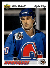 1991-92 Upper Deck Mike McNeill #524 Quebec Nordiques NHL Hockey
