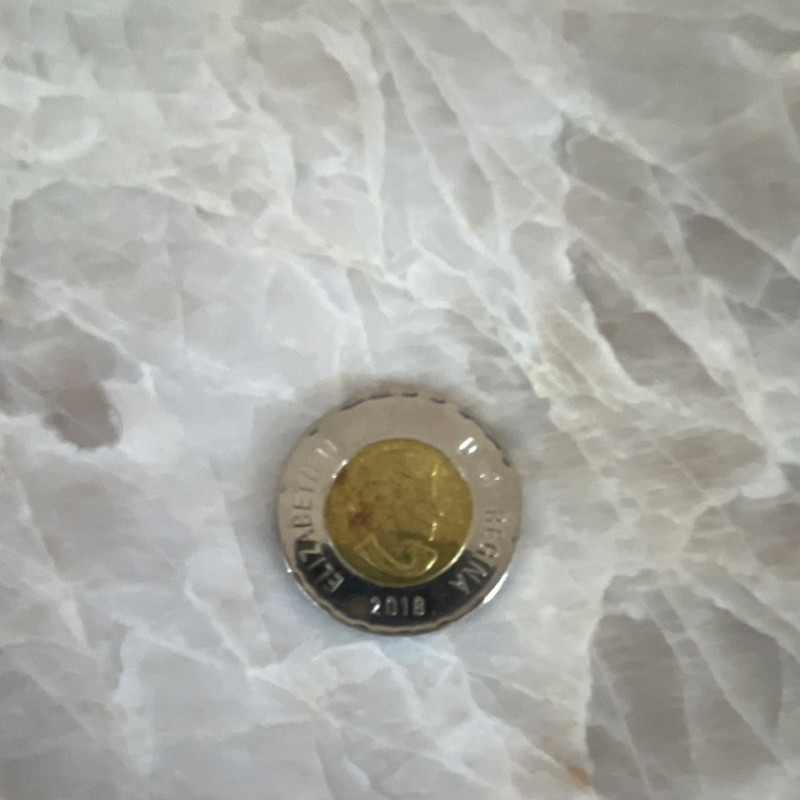 Canada 2018 Two Dollar Toonie Bimetallic Coin Nickel Brass
