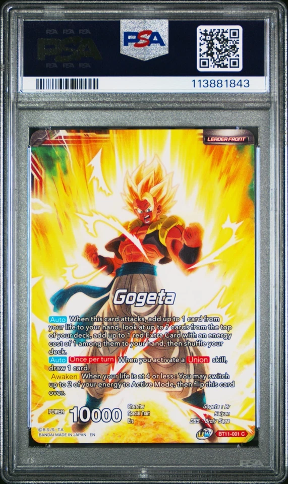 SSB Gogeta Prophet of Demise FOIL 1st Ed Dragon Ball Super Card PSA 10 - Image 2 of 2