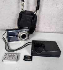 Olympus FE-5020 12MP Digital Camera With Battery Memory Card Case Tested/Works