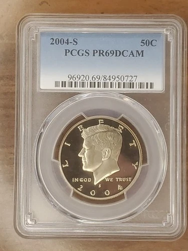 2004-S Kennedy Half Dollar Clad Proof 50c PCGS PR69 DCAM