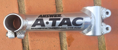 Answer A-TAC 1'' x 140 mm gewindeloser Vorbau 25,4 mm Lenkerklemme Vintage