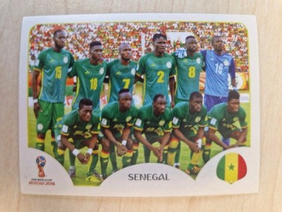 Panini WM World Cup 2018 Russland Original Sticker Nr 613 Team Senegal UNGEKLEBT