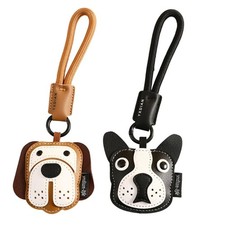 Soft Practical Leather Dog Ornament Bag Decoration Bags Pendant For Backpack