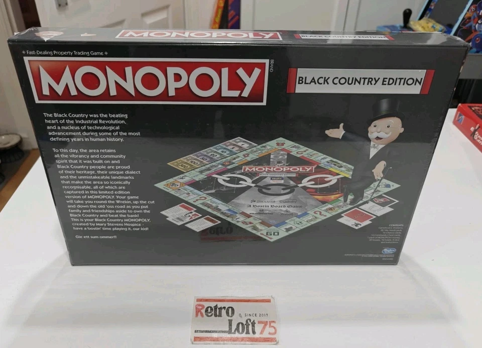 Hasbro Monopoly Black Country Edition Board Game. Brand New & Sealed. Rare. - Image 2 of 4