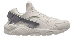 nike huarache hombre plata