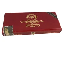 My Father Cigars Selection 5 Toros Empty Wooden RED Cigar Box 11x4.75x1.75