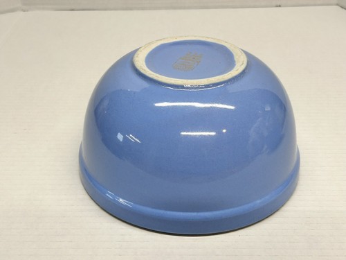 Hall’s Superior Quality Kitchenware Mixing Bowl Wildfire Cadet Blue 7 1/2 “, 6” - Picture 4 of 12