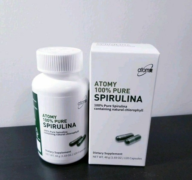 Atomy 100 Pure Spirulina Capsule Superfood High Iron Protein Content 120Capsule eBay