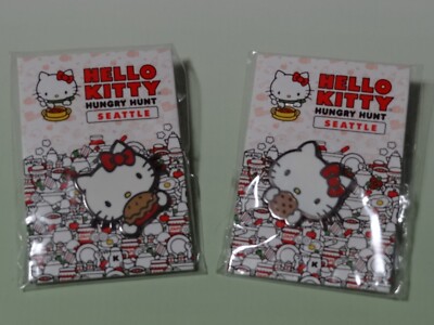 (1) Hello Kitty Seattle Hungry Hunt Collectible Pin - (2) Available
