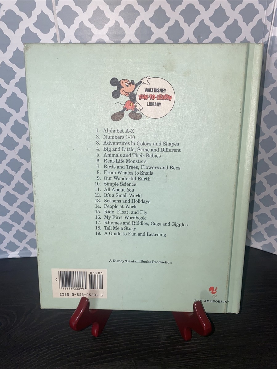 Walt Disney Fun To Learn Library Alphabet A-Z Illustrated 1st