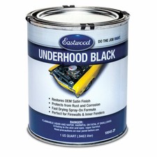 Eastwood Fast Drying Underhood Black Semi Gloss Paint 1quart Touchup Spray Paint Eastwood Fast Drying Underhood Black Semi Gloss Paint 1quart Touchup Spray Paint