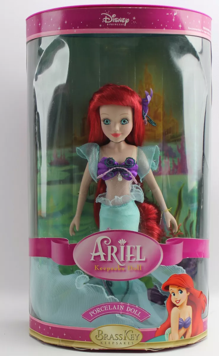 Disney Princess Ariel Porcelain Keepsake Doll 14