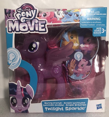 My Little Pony Movie Shining Friends Applejack, Twilight, Pinkie Pie ...
