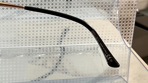 Jimmy Choo JC307/F-000 Eyeglasses Black/Gold Frames 54-16 NWT #W151 - Picture 8 of 10