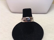 Sterling Silver Open Design Band Ring-Size 6