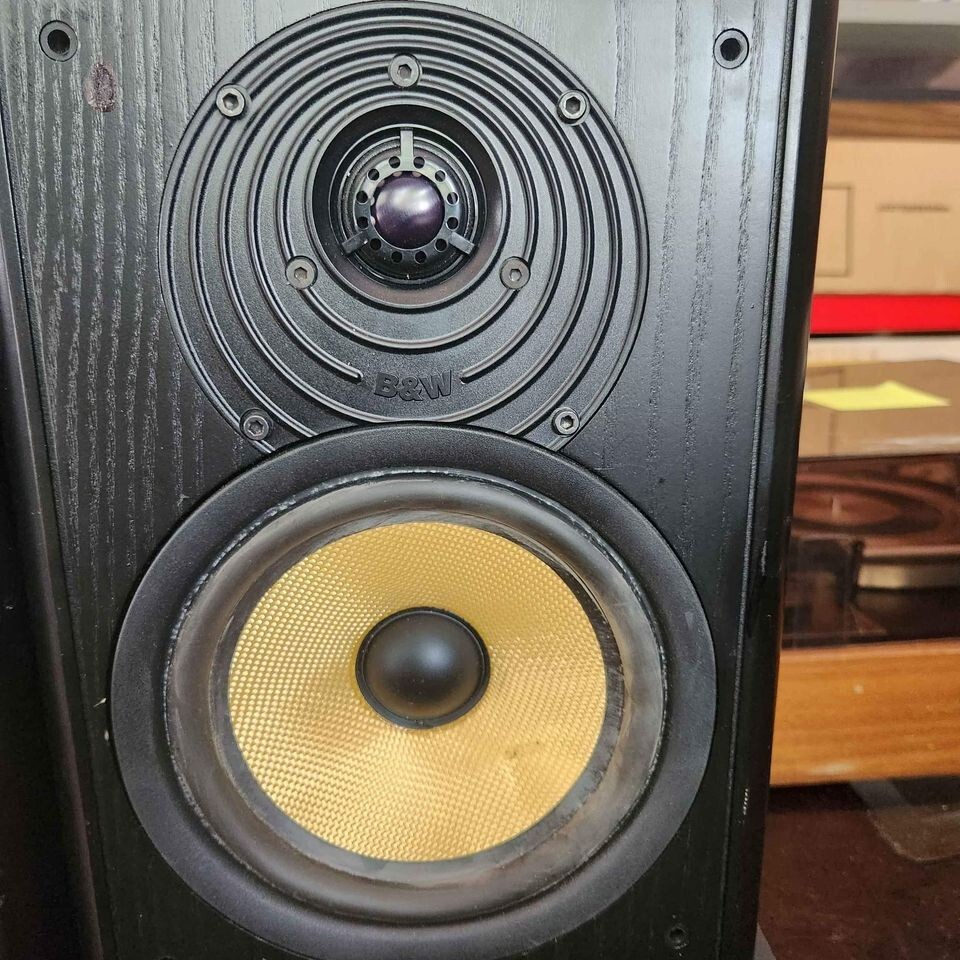 Pair (2) of B&W CDM2 Bookshelf Speakers Black CDM-2 | eBay