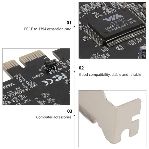 Erweiterungskarte PCIe-zu-1394-Erweiterungskarte PCI-Express-Controller - Bild 12 von 12