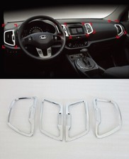 INNENRAUM FÜR ZUBEHÖR KIA SPORTAGE 2009-2015 TUNING LÜFTUNG CHROM RAHMEN 4 TEILE