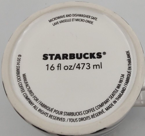 2014 Starbucks Dot Collection Tall Latte 16oz Mug - Picture 7 of 7