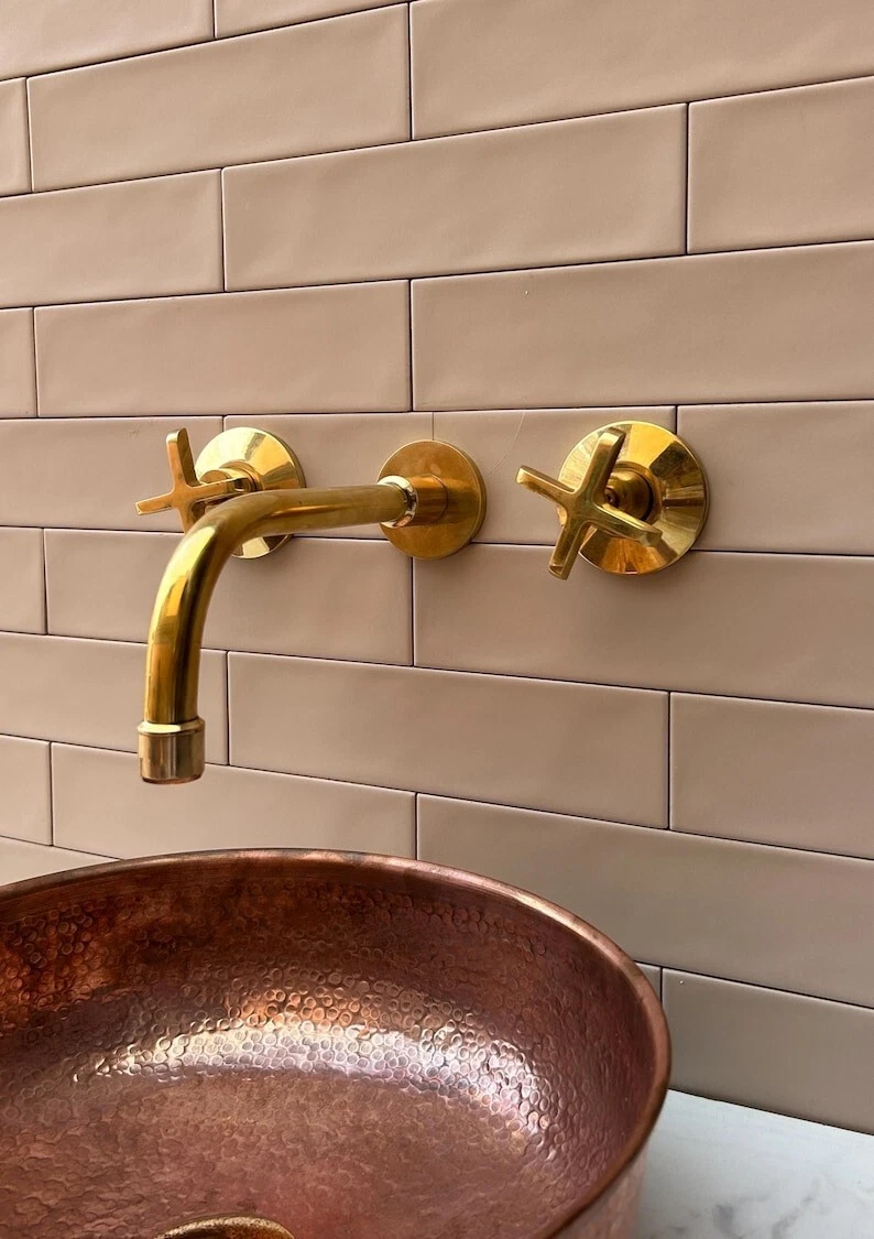 Rubinetto per bagno a cascata rubinetto per lavabo monocomando in bronzo lucidato a olio rubinetto per lavabo rubinetto per lavabo da fattoria  13