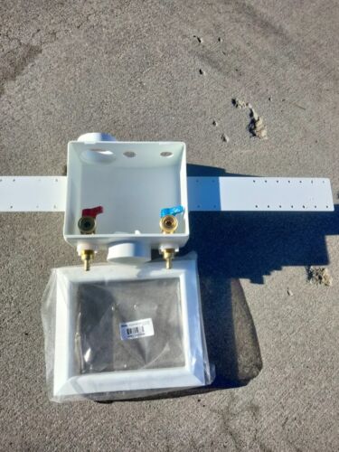 Jones Stephens B05943 WASHING MACHINE VALVE BOX 3/8 PEX Crimp