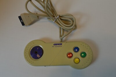 Advanced Gravis PC GamePad Vintage PC Computer Gaming Controller 1992 15 Pin