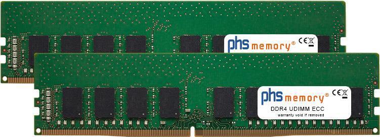 PHS-memory 32GB (2x16GB) Kit RAM Speicher für Supermicro X11SSH-CTF DDR4 UDIMM E