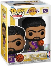 Pop! Camiseta púrpura de los Lakers de la NBA Anthony Davis #120 figuras de vinilo Funko