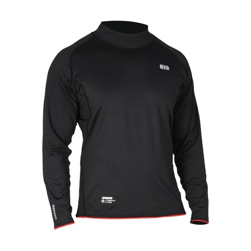 Oxford Thermal Warm Dry High Neck Motorcycle Base Layer Bike Under Top Shirt - Picture 3 of 7