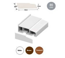 UPVC Window Cill End Cap - Stub / 150 / 180 mm - Plastic PVC External Sill Cover