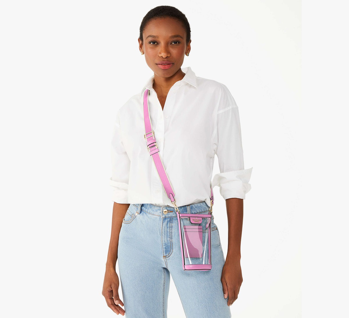 Kate Spade Clare Clear See Through Phone Crossbody ~NWT