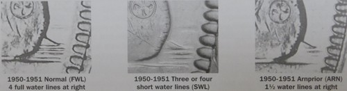 Brilliant Uncirculated 1950 Canada 4 Water Lines Silver 1 Dollar Maybe Scratched - Picture 2 of 2