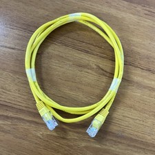 6  Yellow Cat 5e Patch Cable new Never Used