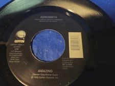 AEROSMITH - FEVER / AMAZING -  7" VINYL 45 RPM SINGLE MINT, NEVER PLAYED