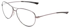 Smith Optics Langley Designer Reading Glasses Dark Ruthenium Silver Black Aviato