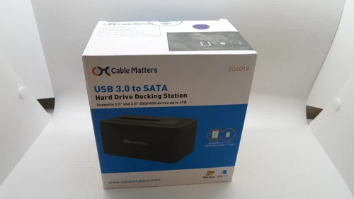 Cable Matters USB 3.0 Hard Drive Docking Station USB to SATA Docking Station