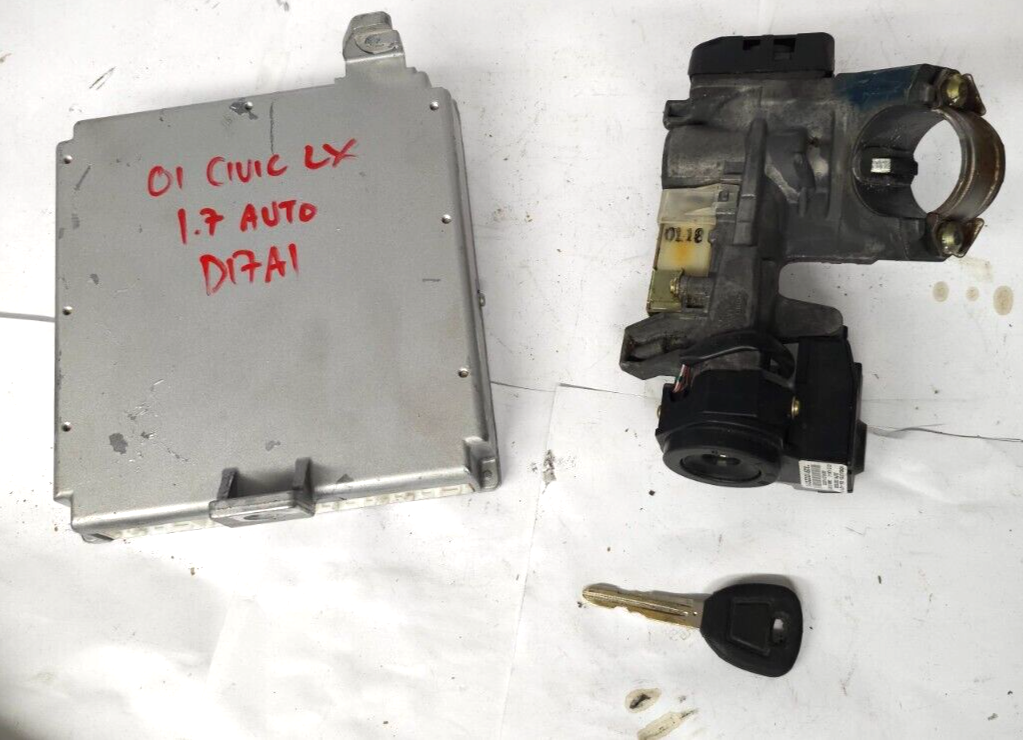 20012003 Honda Civic 1.7l lx ECM ECM AUTO with immobiliser & key