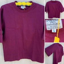 Vintage SPORT-LOOK Tee T-Shirt 100 Combed Cotton RN 16600 Made In Poland L