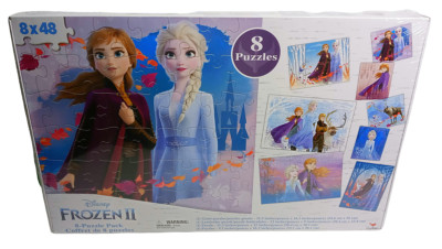 Disney Frozen II 8 Puzzle Pack - Elsa And Anna - Sealed 8 X 48