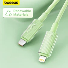 Baseus Eco-friendly USB C  To iPhone Fast Charge Cable For iPhone 14 13 12 11 X