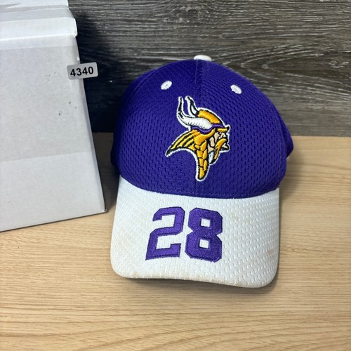 Minnesota Vikings Hat Cap Strap Back Youth Boys Purple Football Adrian Peterson - Picture 12 of 12