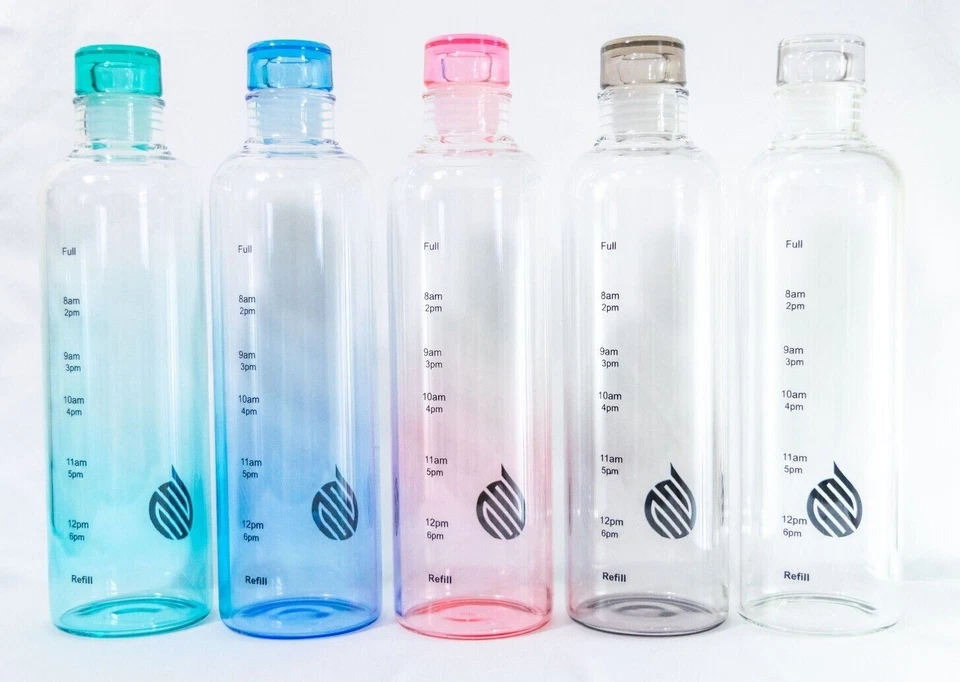 500 mL Borosilicate Glass Water Bottle Standrad Mouth with Time Mark - Image 4 of 4