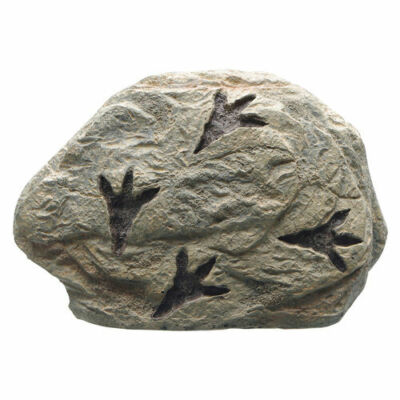 Marina 12348  Fossil Ornament Footprints 9,5 x 4 x 6cm Aquariendekoration 