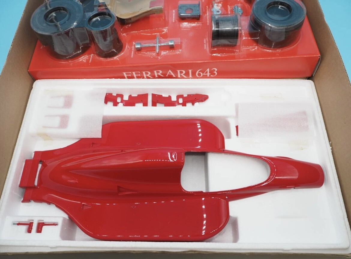 WRX 1/8 Rosso Ferrari 643 Unassembled Vintage Super rare WRX 1/8 Rosso Ferrari 643 Unassembled Vintage Super rare